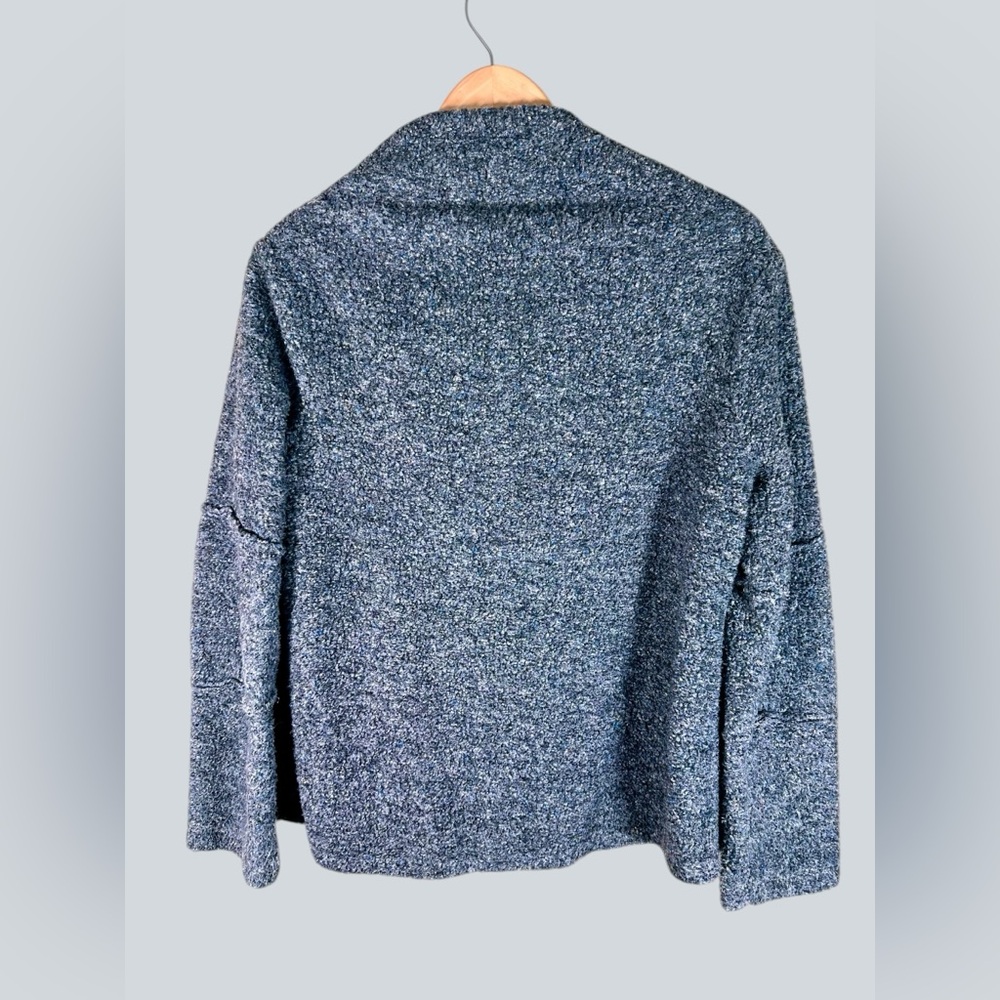 True Grit Open Gray Knit Cardigan - Picture 3 of 5